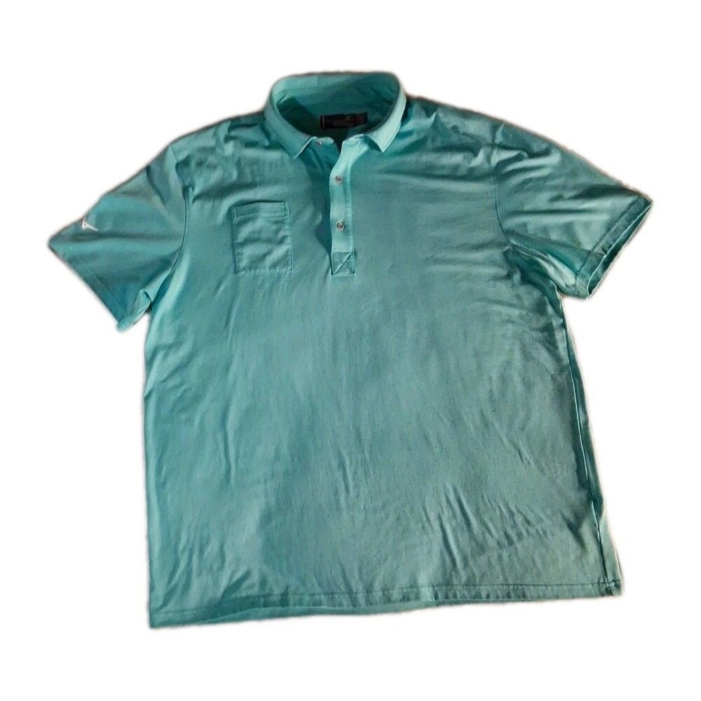 Mizuno Performance Golf Polo Shirt Mens 2xl Light Green